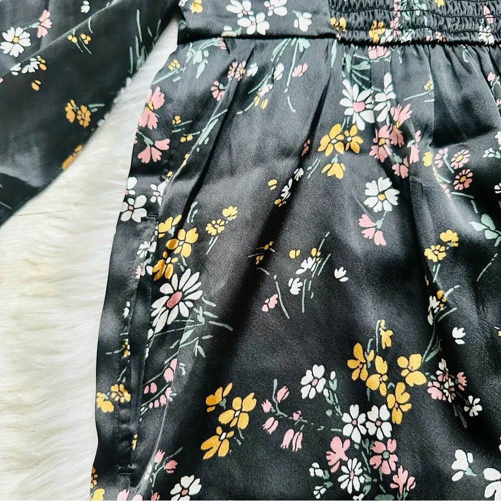 NWT Abercrombie & Fitch Long Sleeve Satin Dress, 12